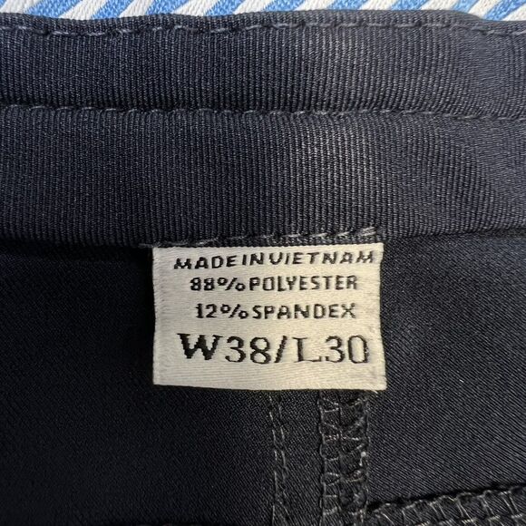 Footjoy Performance Golf Pants Mens 38x30 Navy Athletic Fit 24353 - Picture 8 of 13